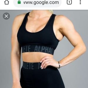 Alphalete cross sports bra
